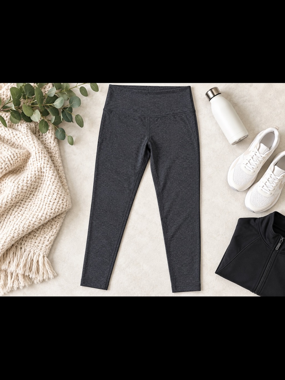 Tuff Athletics Women’s  Charcoal Gray Leggings